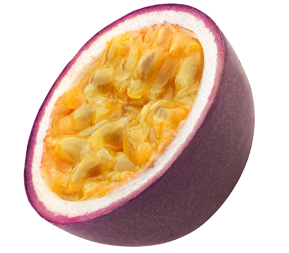 Half of a passion fruit